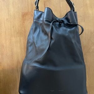 Céline Phoebe Philo Seau Bucket Bag Leather